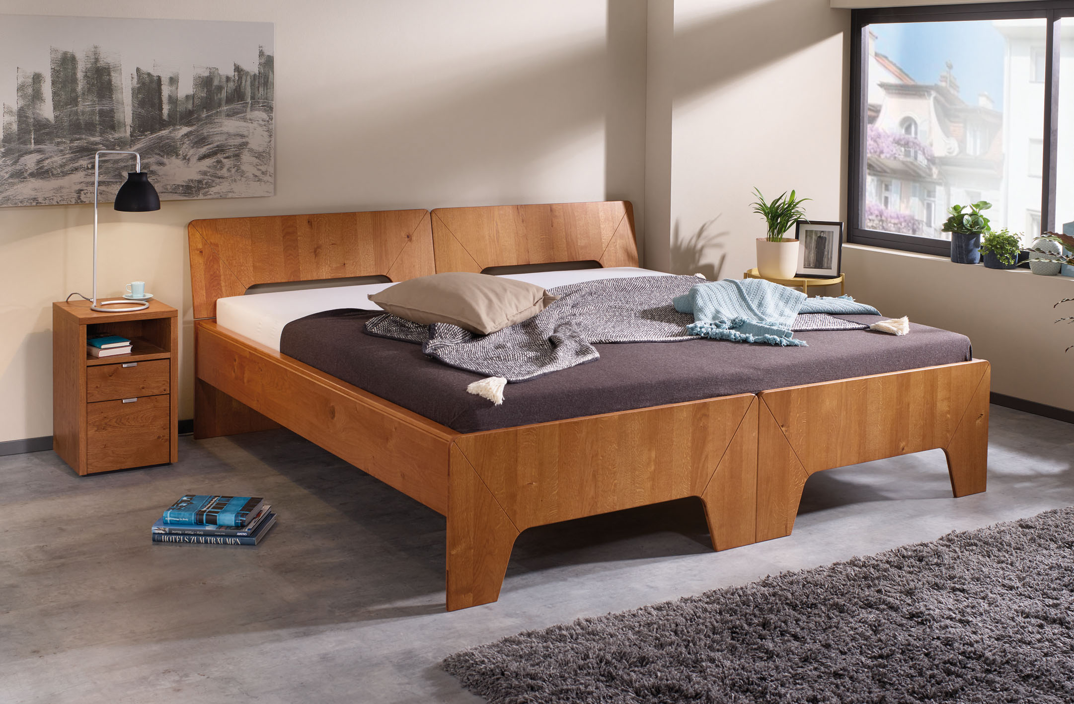 Duobett zusammenstehend